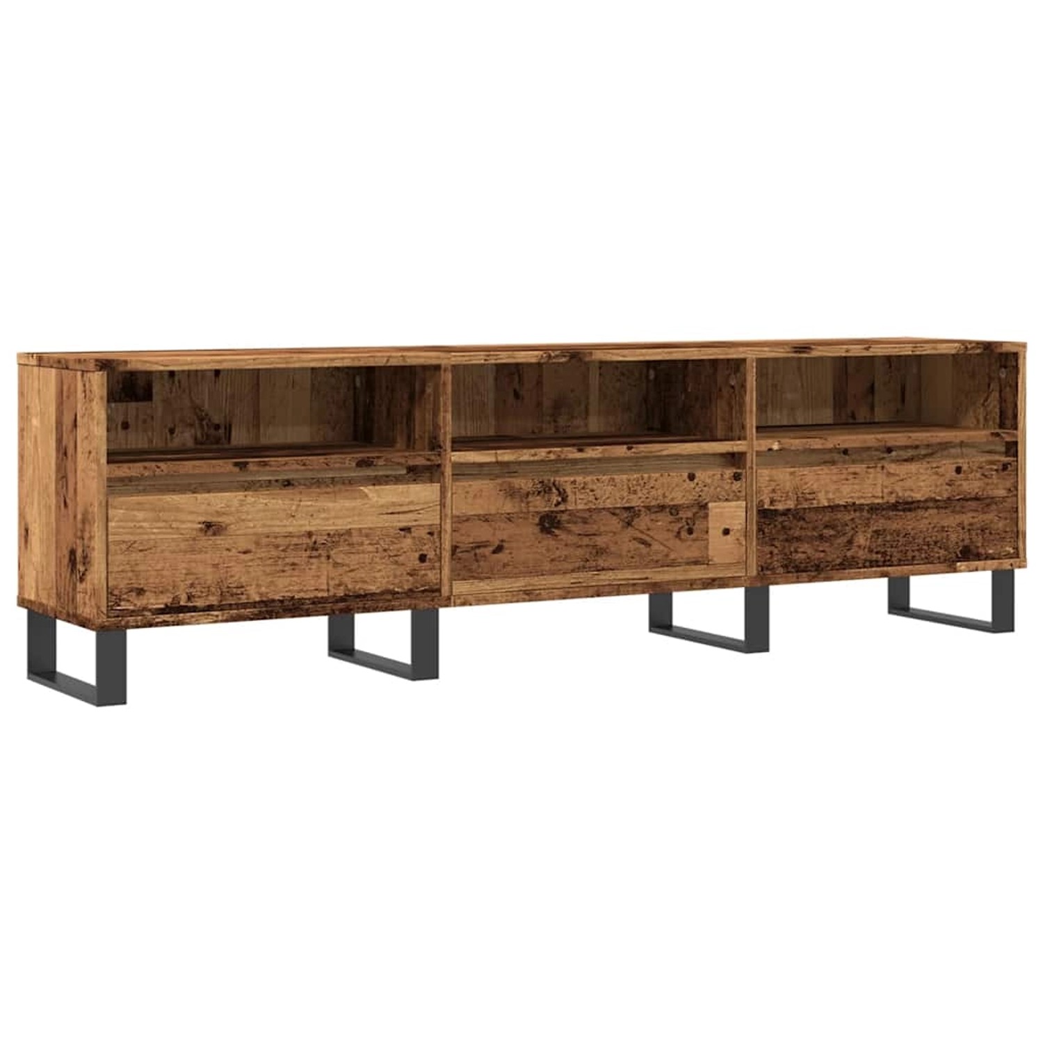 vidaXL TV-Schrank Altholz-Optik 150x30x44,5 cm Holzwerkstoff 857193 günstig online kaufen