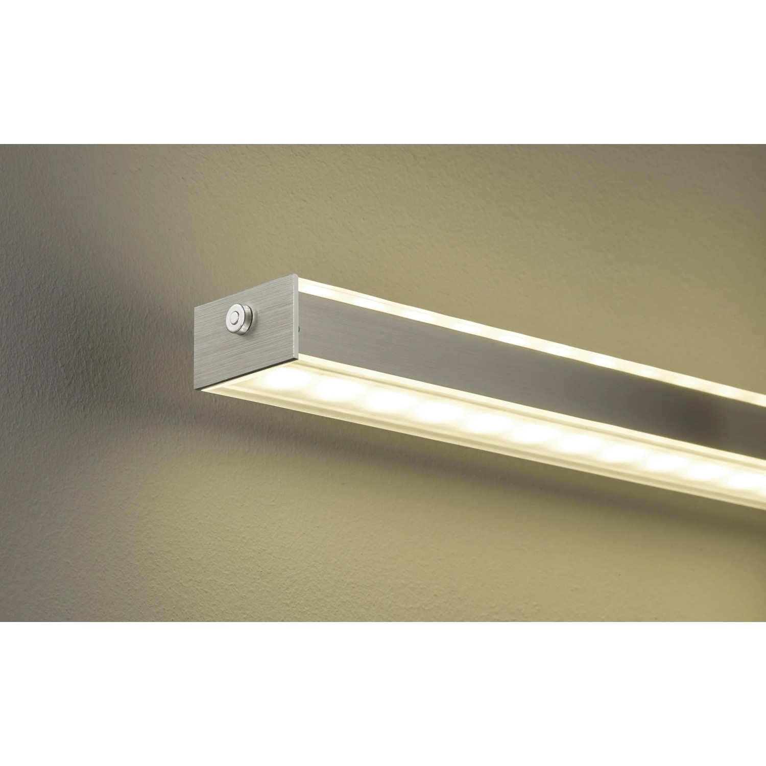 Moderne LED-Pendelleuchte Vitan TW von Fischer & Honsel, Nickel, dimmbar.
