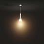 Weiße Philips Hue Pendelleuchte Explore mit Dimmer für warmweißes bis kaltweißes Licht.
