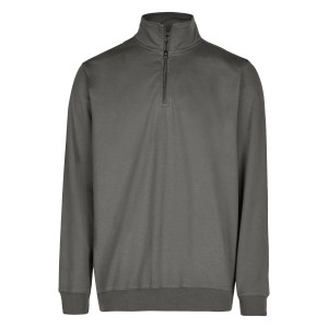 Hans Schäfer Workwear Zip-Sweat in Anthrazit, Größe L. Arbeitskleidung mit Halfzip.