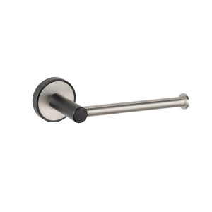 Wenko Udine Toilettenpapierhalter, silber matt, zur Wandmontage ohne Bohren.