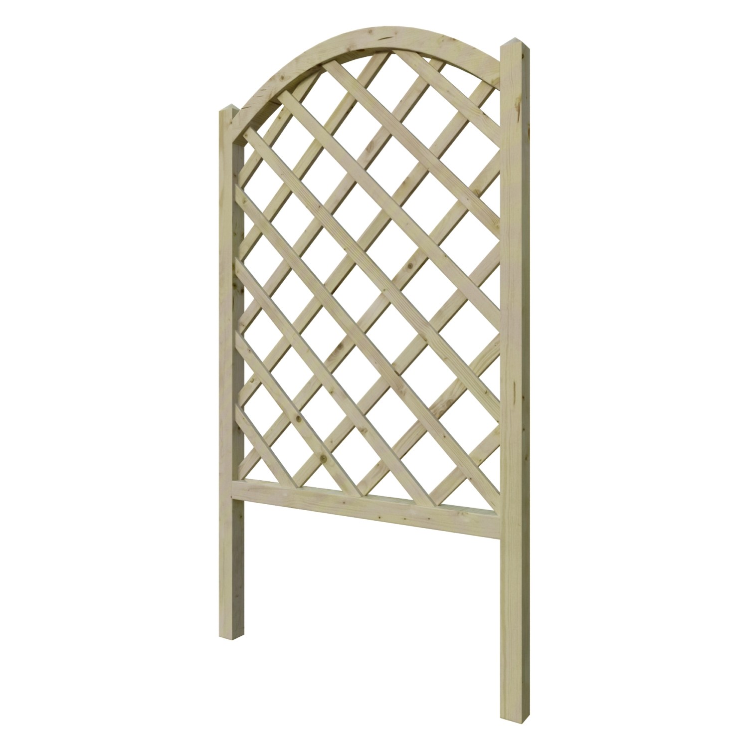 T&J Rankgitter Tini Gebogen 80 cm x 45 cm x 135 cm Grün günstig online kaufen