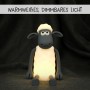 MegaLight LED-Nachtlicht Shaun das Schaf, warmweißes, dimmbares Licht für Kinderzimmer.