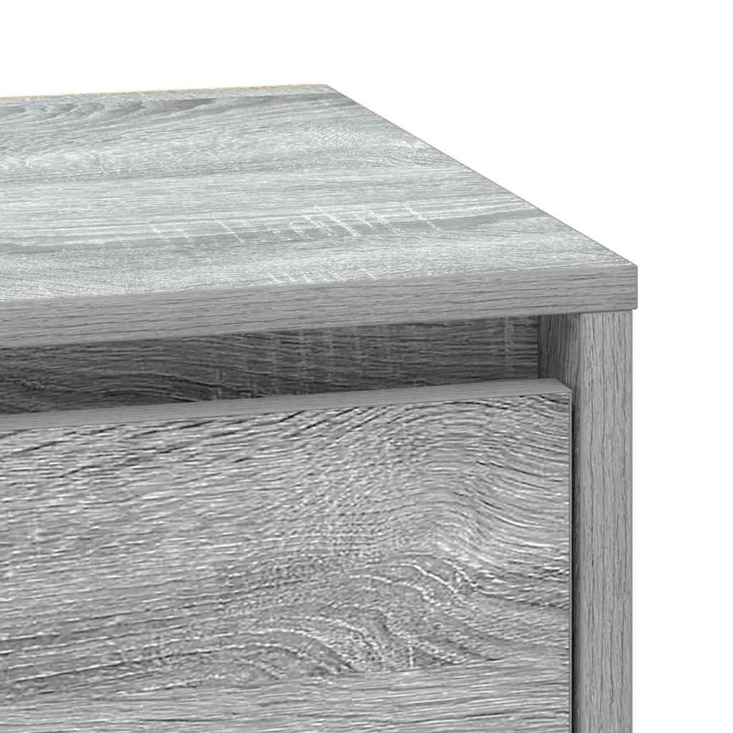 vidaXL Nachttisch mit Schubladen Grau 39 x 34,5 x 50 cm Holzwerkstoff 869620_9