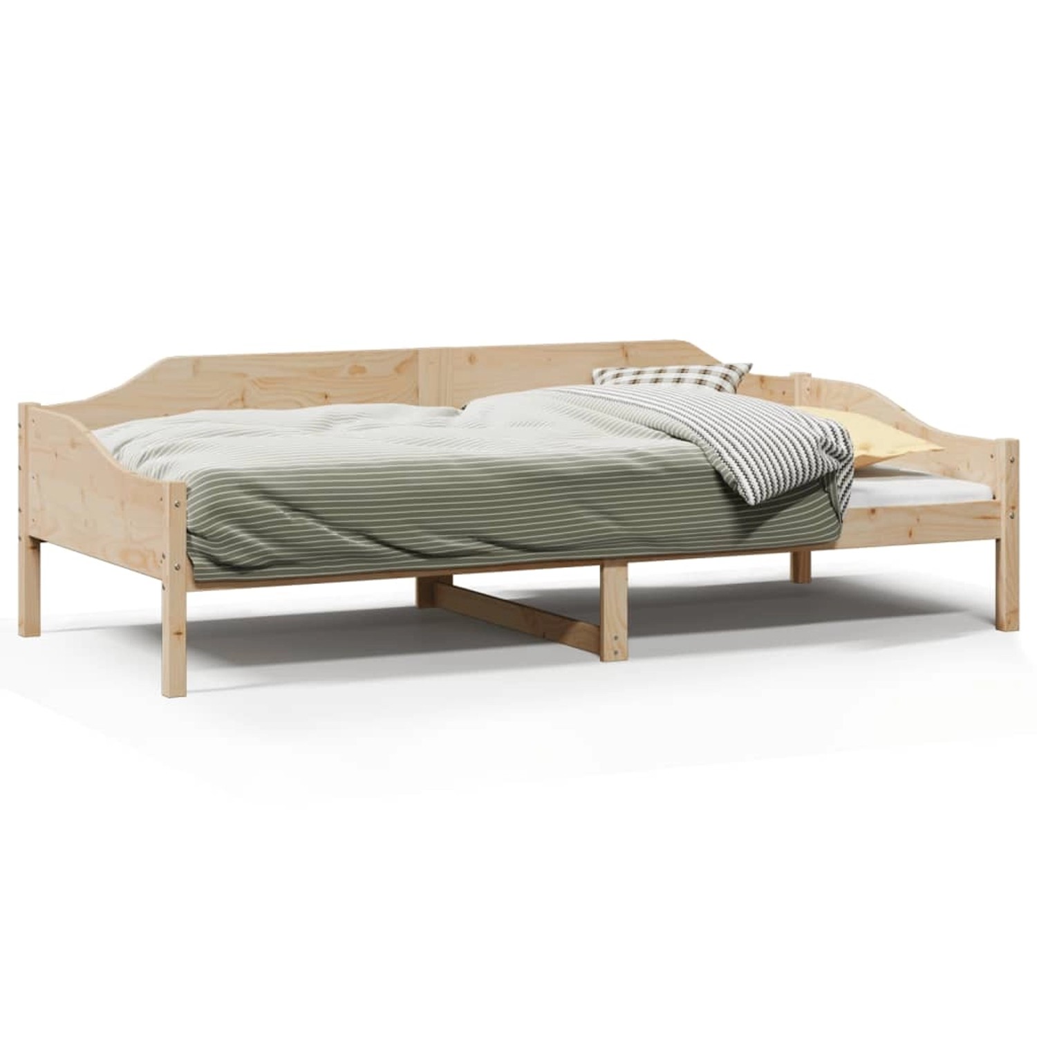 vidaXL Bett Massivholzbett ohne Matratze 80x200 cm Kiefernholz günstig online kaufen