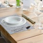 Relaxdays Tischset 6er Set Polyester/PVC Grau Abwaschbar 45 cm x 30 cm 80 g_2