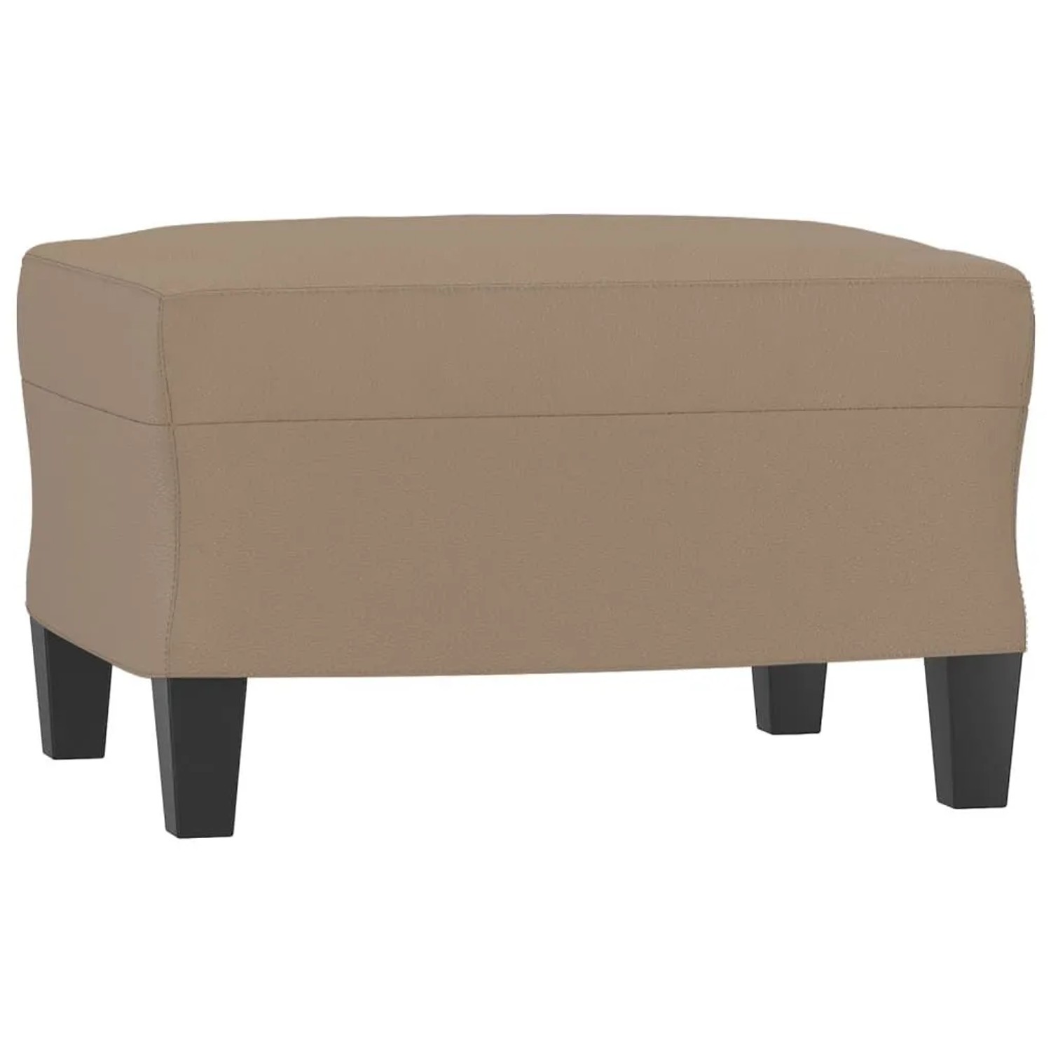 vidaXL Fußhocker Cappuccino-Braun 60x50x41 cm Kunstleder 349340