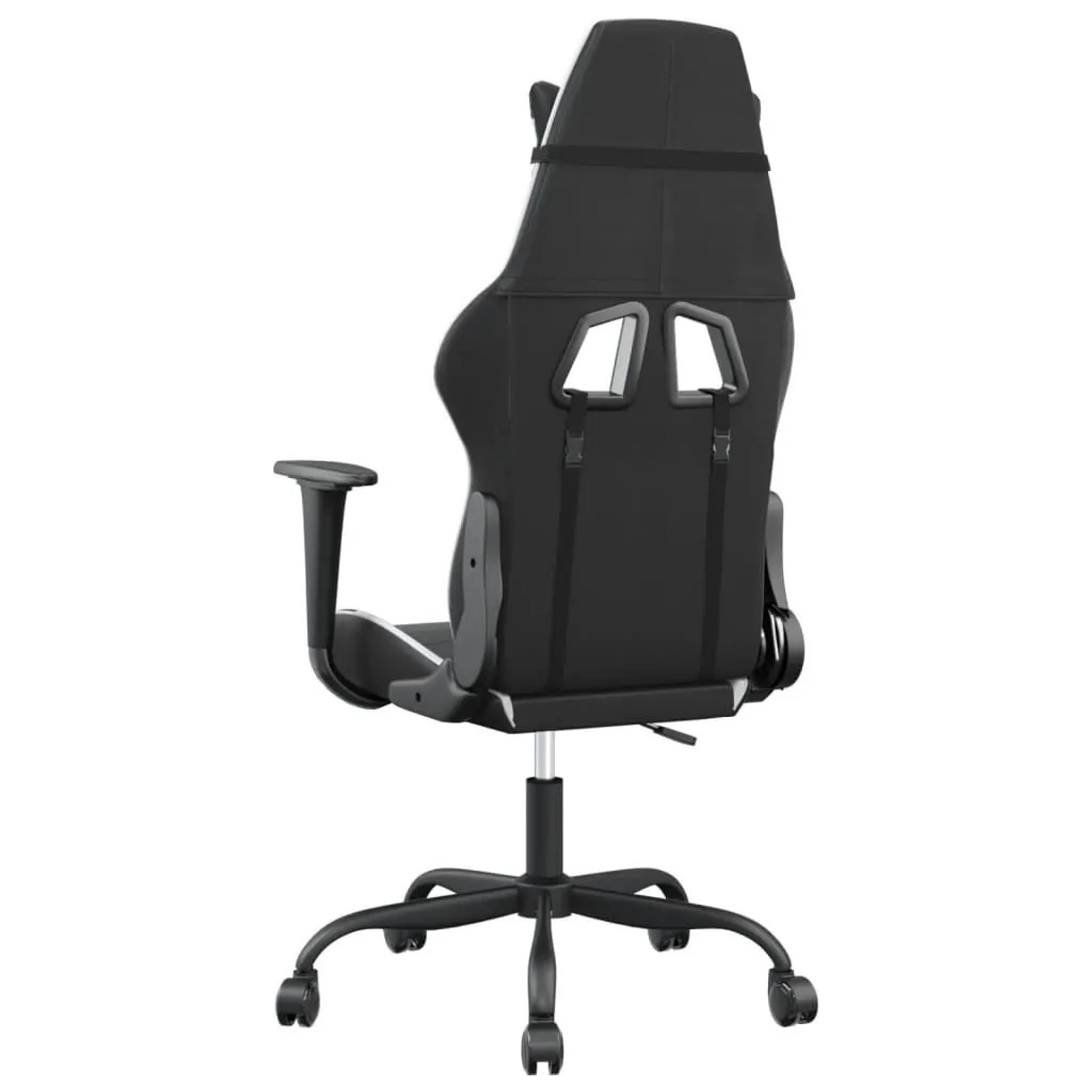 vidaXL Gaming-Stuhl mit Massagefunktion Schwarz und Weiß Kunstleder 345404_5