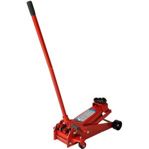Cartrend Hydraulik-Wagenheber Profi 3 t, rot. Ideal für SUV & Co. mit Quick Lift Funktion.