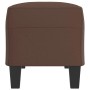 Braune vidaXL Sitzbank aus Kunstleder, 100x35x41 cm, ideal als Schuhbank.
