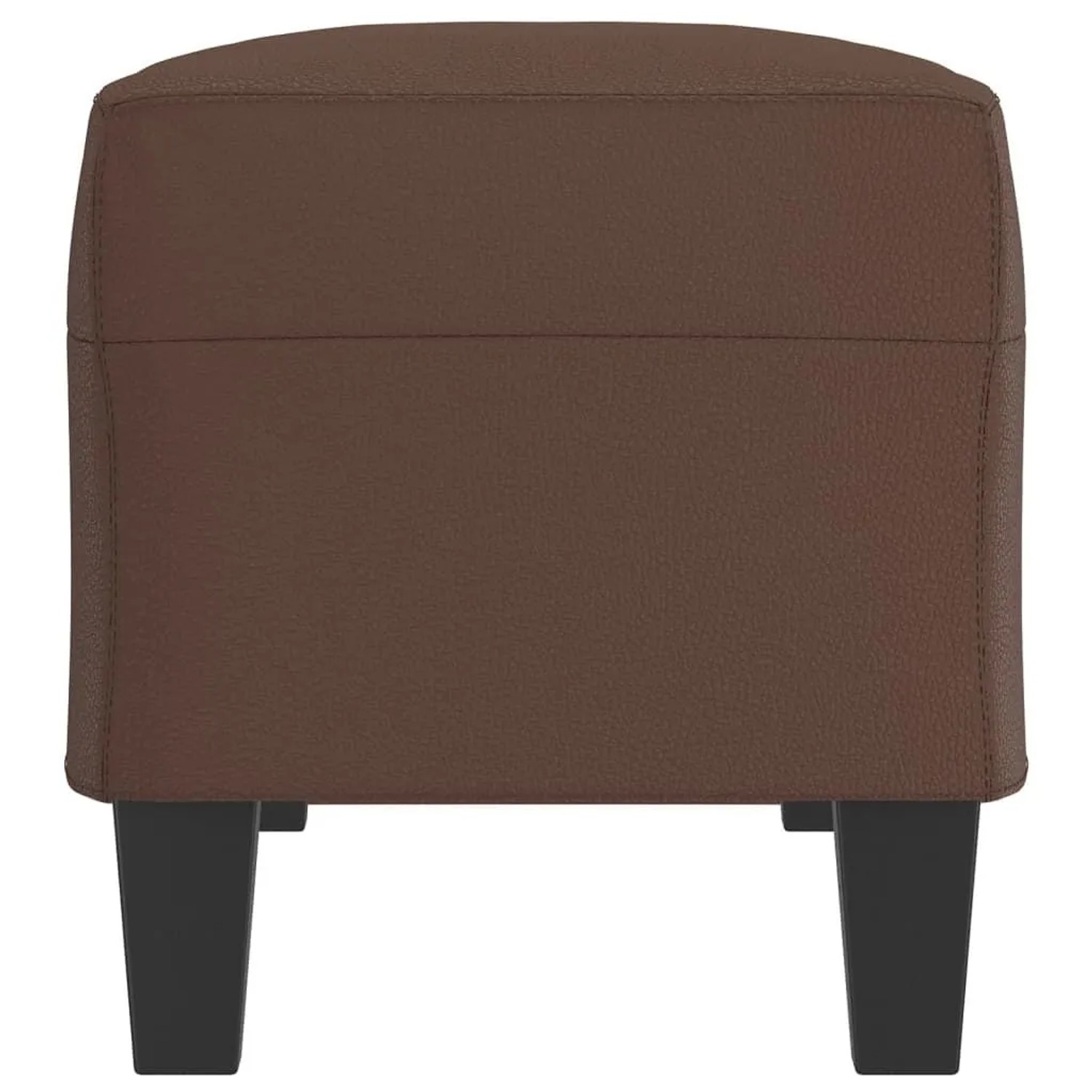 Braune vidaXL Sitzbank aus Kunstleder, 100x35x41 cm, ideal als Schuhbank.
