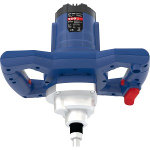 Güde Rührwerk GRW 1414.1, blau, mit ergonomischem Griff und Rührkorb für Mörtel und Putz.