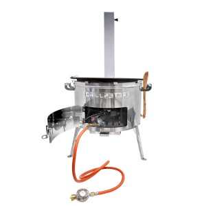 Grillpeter Utschak Set MultiFlame mit Kazan 12L Pfanne-Deckel