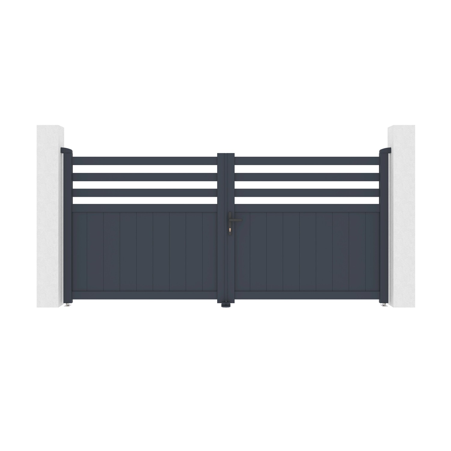 Casanoov Flügeltor Elektrisch 3M Nevis H 140Cm & Drehtorantrieb Hicker B200 günstig online kaufen