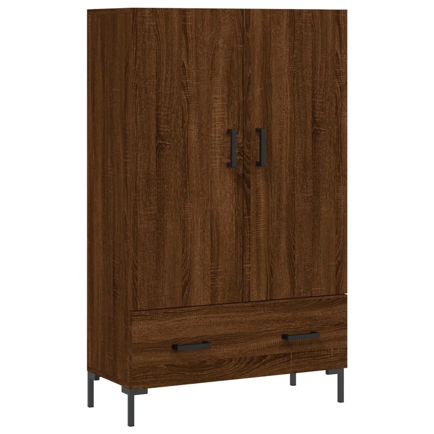 vidaXL Highboard Braun Eichen-Optik 69,5x31x115 cm Holzwerkstoff 828243 günstig online kaufen