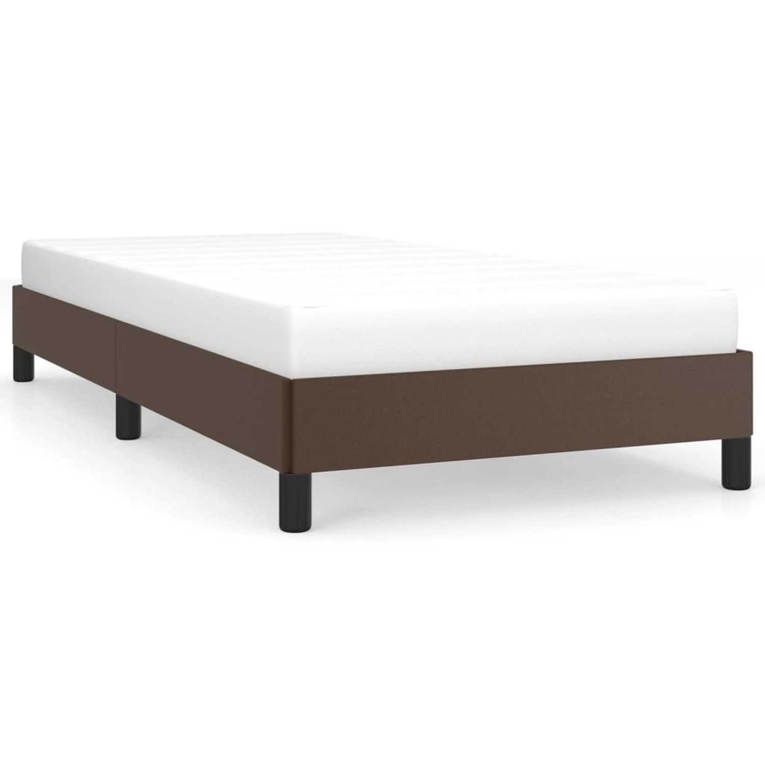 vidaXL Bettgestell Braun 80x200 cm Kunstleder 346871 günstig online kaufen