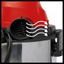 Detailaufnahme: Einhell TC-VC 1930 SA Nass- und Trockensauger mit Blasfunktion.