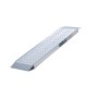 TRUTZHOLM Alu-Auffahrrampe, 100x28 cm, bis 270 kg belastbar, mit rutschfester Oberfläche.
