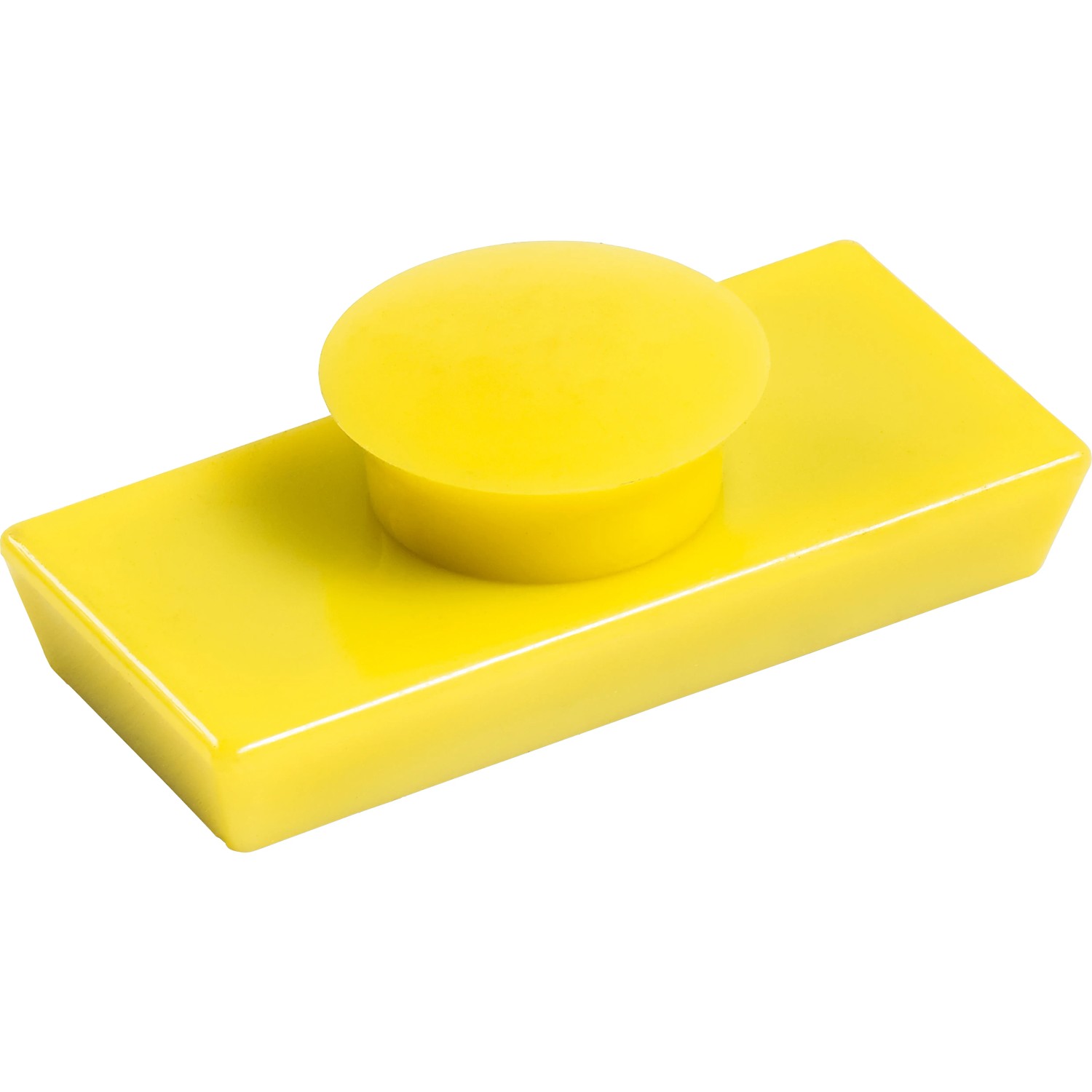 Magnete Rechteck 10 mm x 48 mm Gelb 2 Stück