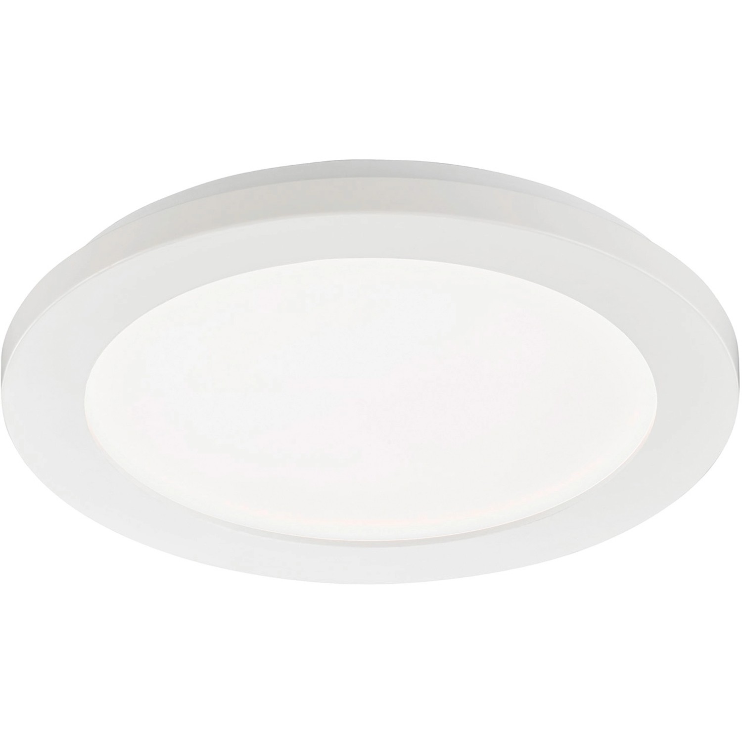 Fischer & Honsel LED-Deckenleuchte Gotland Weiß Ø 22 cm