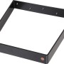 Schwarzes Tischuntergestell in V-Form, 700x710 mm, für individuelle Tische.