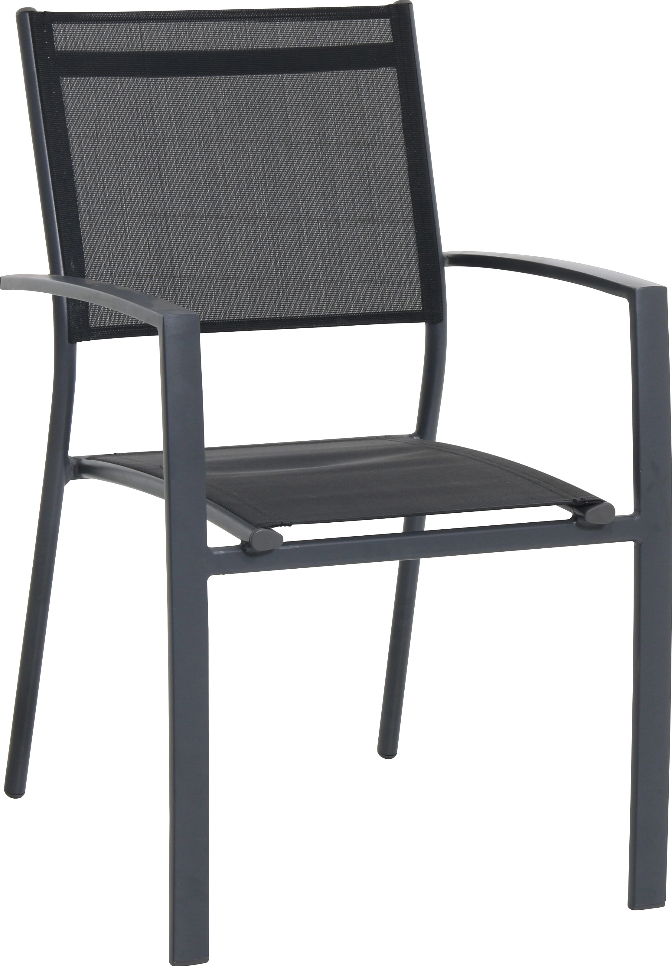 MWH Stapelsessel Clara AC Stuhl mit Armlehne 59 cm x 56 cm x 88 cm