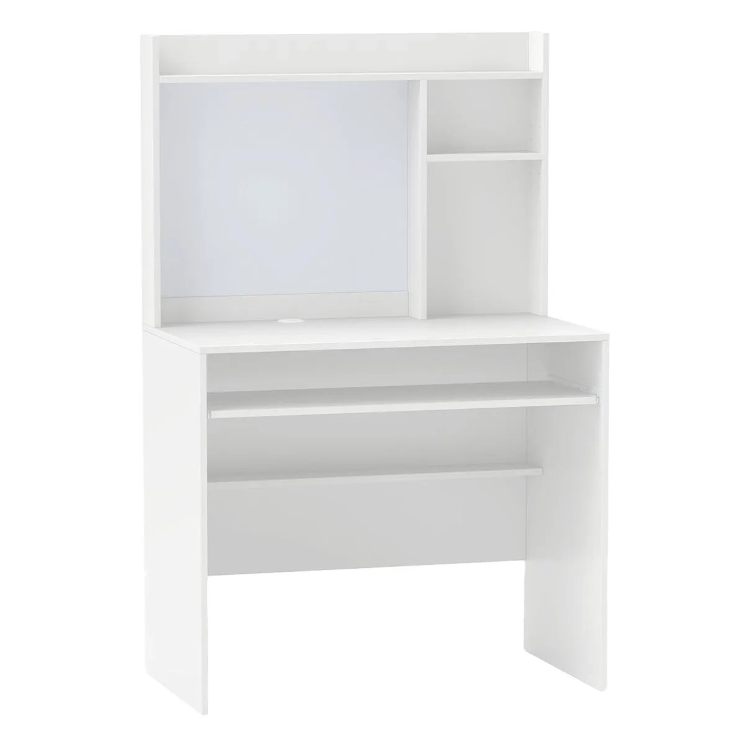 Costway Schreibtisch Magnetische Pinnwand 89 x 50 x 138 cm Weiß günstig online kaufen