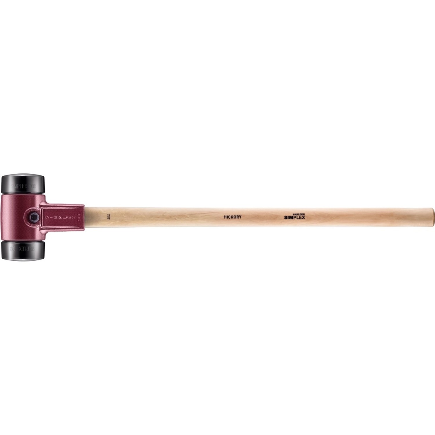 Halder Simplex Vorschlaghammer Ø 100 mm Gummi mit Tempergussgehäuse günstig online kaufen