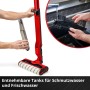 Einhell Cleanexxo Akku-Hartbodenreiniger: Entnehmbare Tanks werden befüllt und geleert.