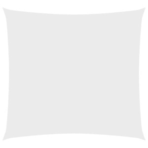 vidaXL Sonnensegel Oxford Gewebe Quadratisch 3,6x3,6 m Weiß 135248