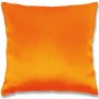 Quadratische, orangefarbene Kissenhülle (40x40 cm) der Marke Arsvita, ideal für Sitzkissen und Gartenstuhlauflagen.