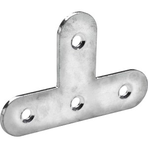 Hettich T-Verbinder, 15x40x60 mm, Stahl verzinkt, Verbindungsbeschlag.