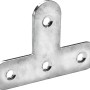 Hettich T-Verbinder, 15x40x60 mm, Stahl verzinkt, Verbindungsbeschlag.