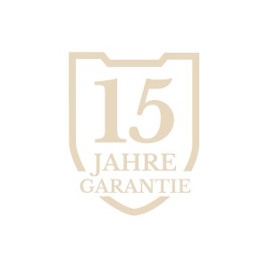 Garantie-Siegel: 15 Jahre Garantie auf Kent & Stowe Gartenhandgeräte.