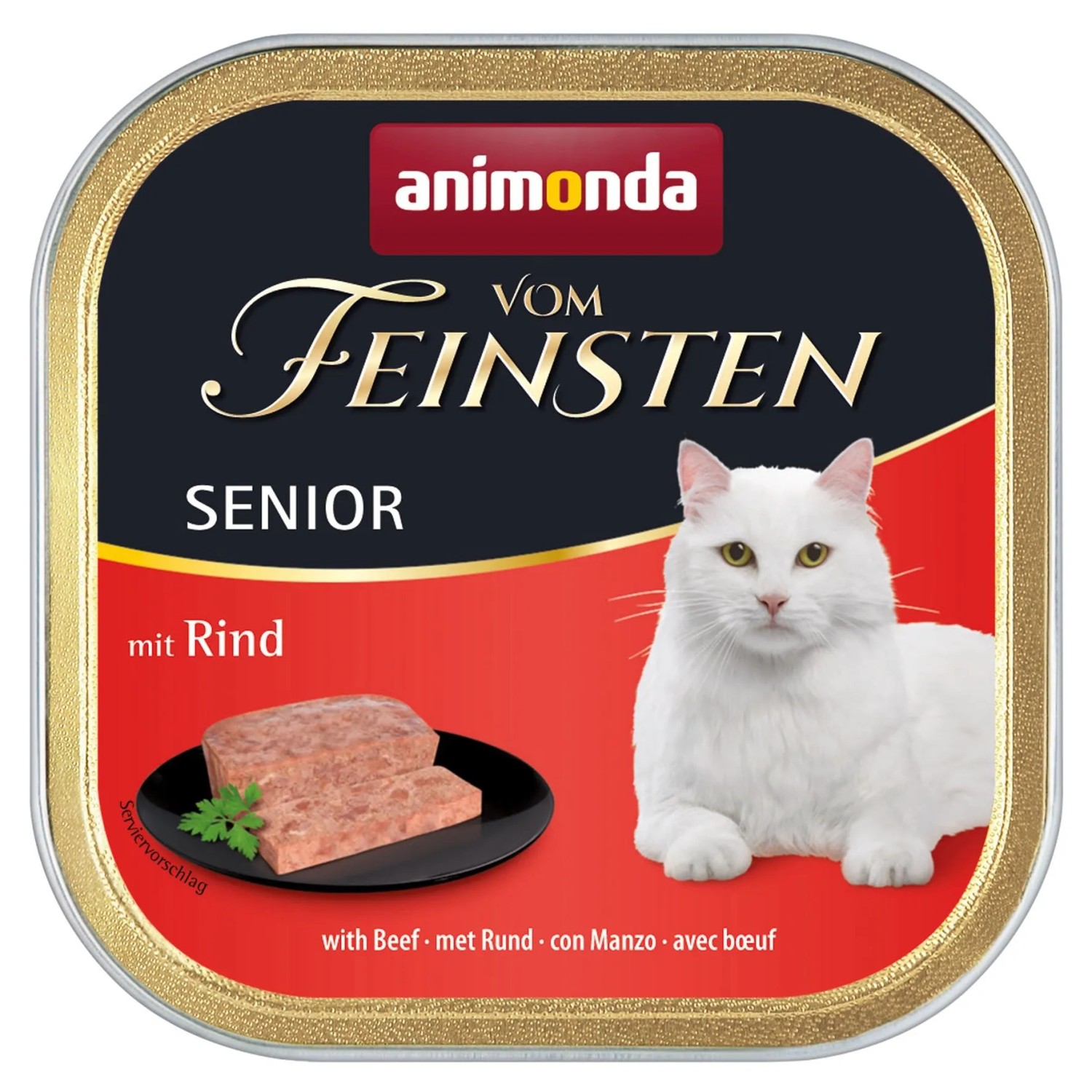 Vom Feinsten Katzen-Nassfutter Senior Rind 100 g