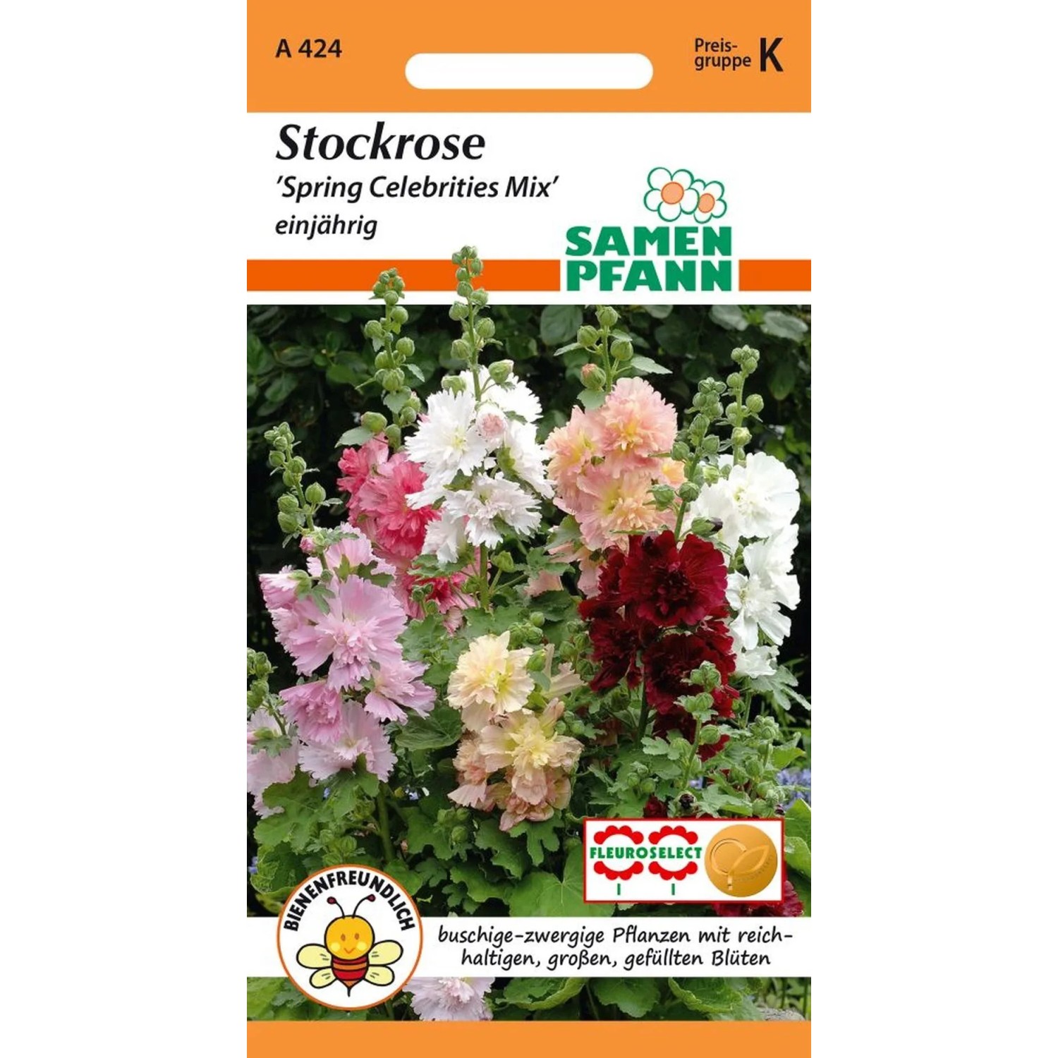 SAMEN PFANN Stockrose Spring Celebrities Mix