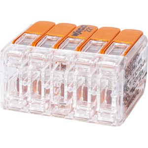 Wago Verbindungsklemme 221-420, 10-polig, transparent. Für sichere und einfache Elektroinstallation.