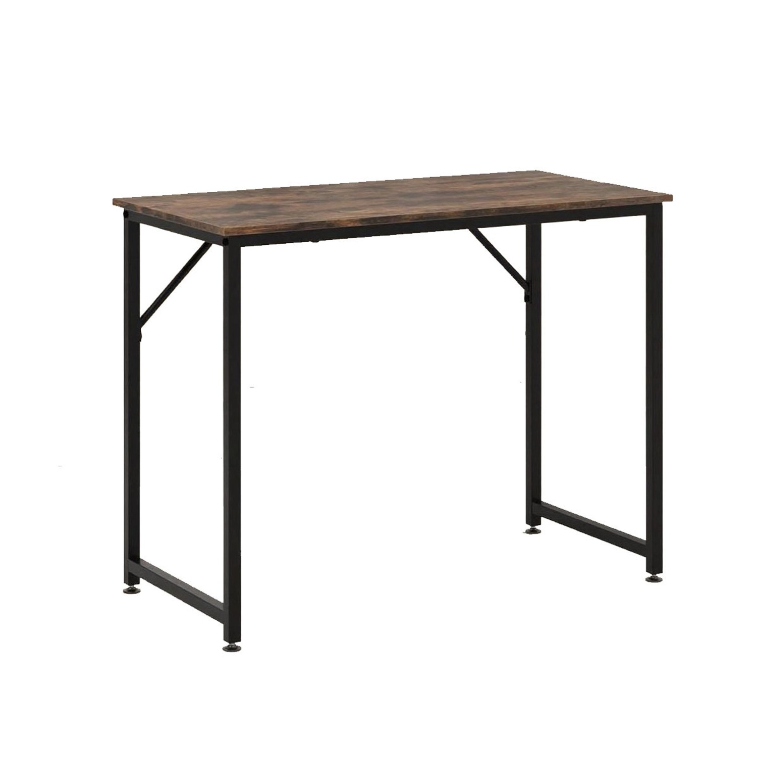 Costway Schreibtisch 100 x 50 x 77 cm Rustikales Braun günstig online kaufen