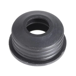 Schwarzer Gummi-Nippel DN32 für HTS-Rohre, Siphonanschluss.