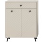 Inn.Furn Schuhschrank Sand 80 cm mit Fräsungen Apunti_6
