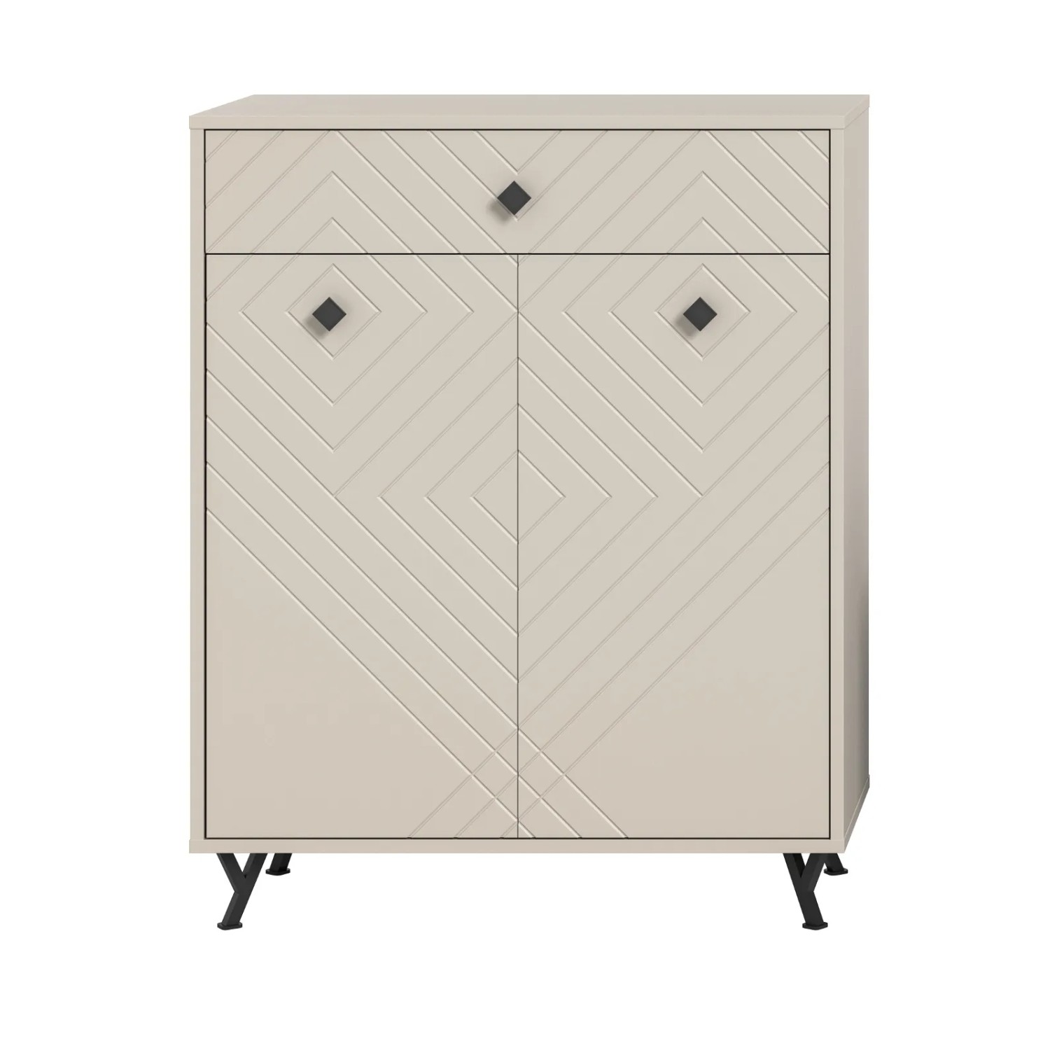 Inn.Furn Schuhschrank Sand 80 cm mit Fräsungen Apunti_6