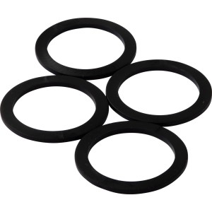 KÖRO TPE-Ringe, 30x39x2 mm, für 32 mm Siphons, 4er-Set, Dichtungsringe für Küchen.