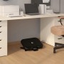 Schwarze vidaXL Fußstütze (46x34,5x11 cm) unter Schreibtisch für ergonomisches Sitzen.