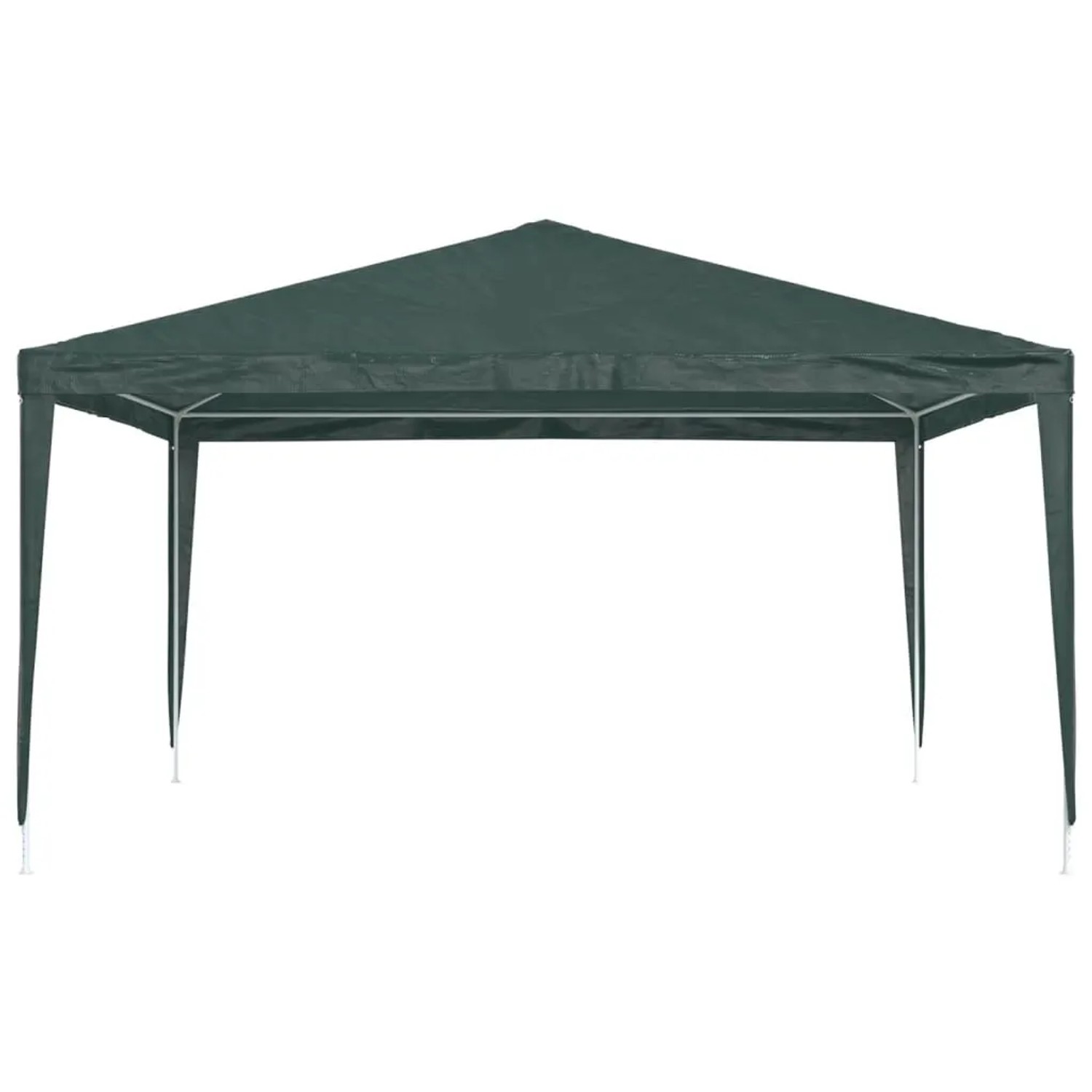 Grünes vidaXL Partyzelt, 4x4 m, ideal für Gartenpartys und als Sonnenschutz.