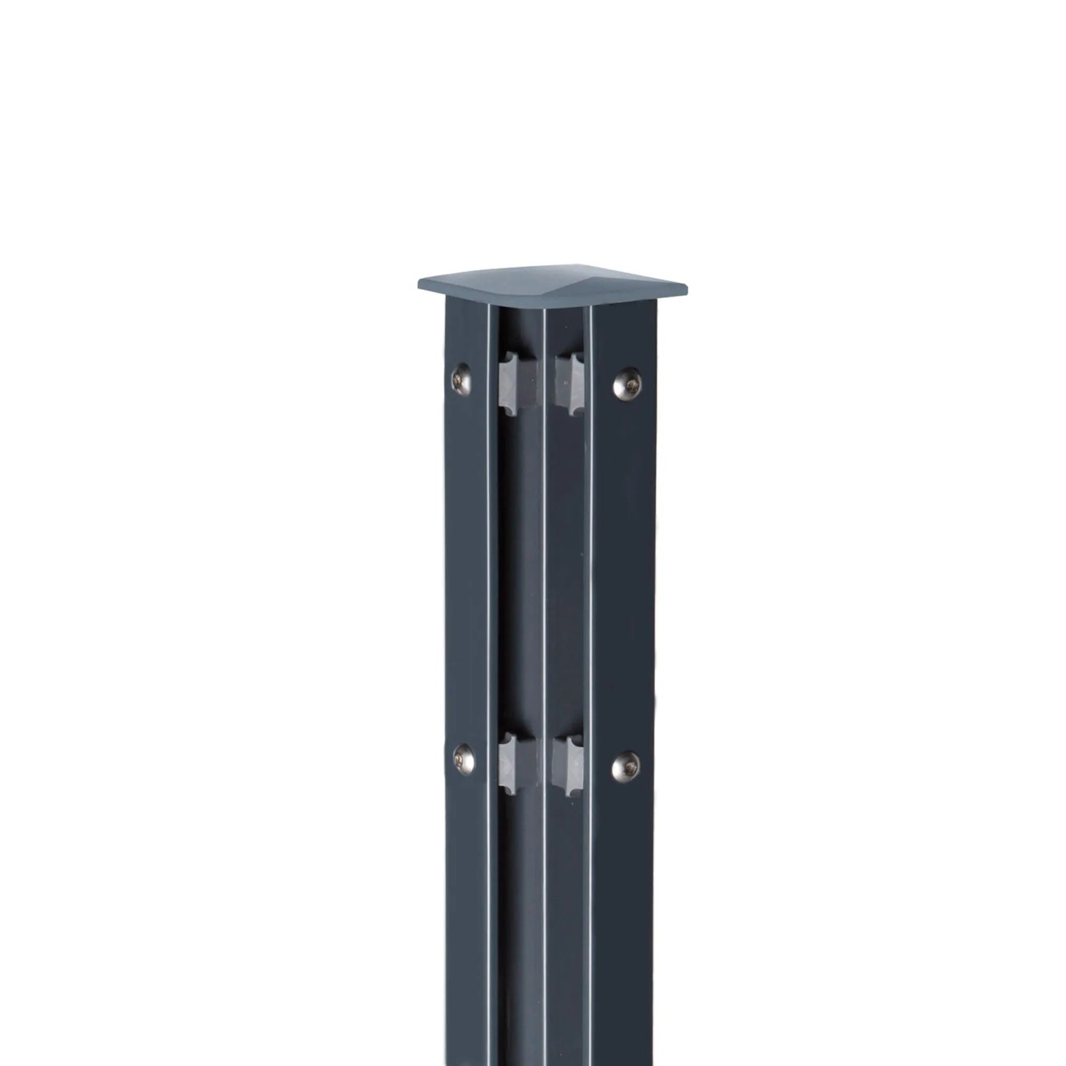 Deutsche Zauntechnik Eckpfosten Typ VAP 200 cm Anthrazit