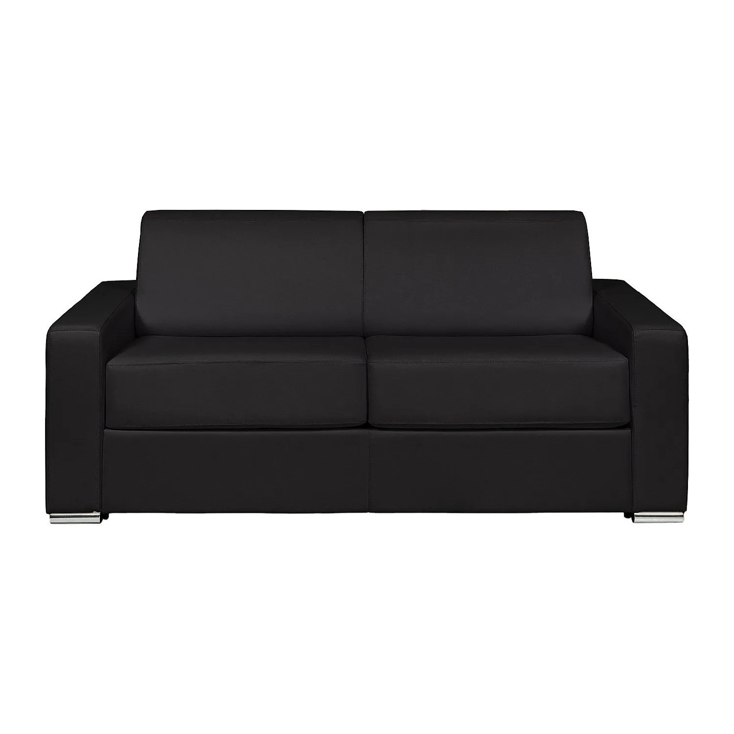 Vente-unique Schlafsofa Calito Schwarz 194 cm