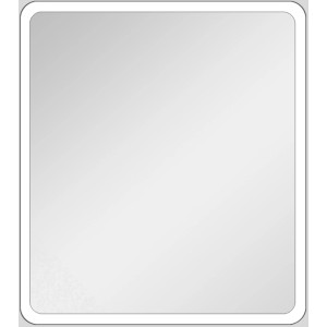 DSK Design LED-Lichtspiegel Silver Rio, 40x45 cm, mit umlaufender LED-Beleuchtung.