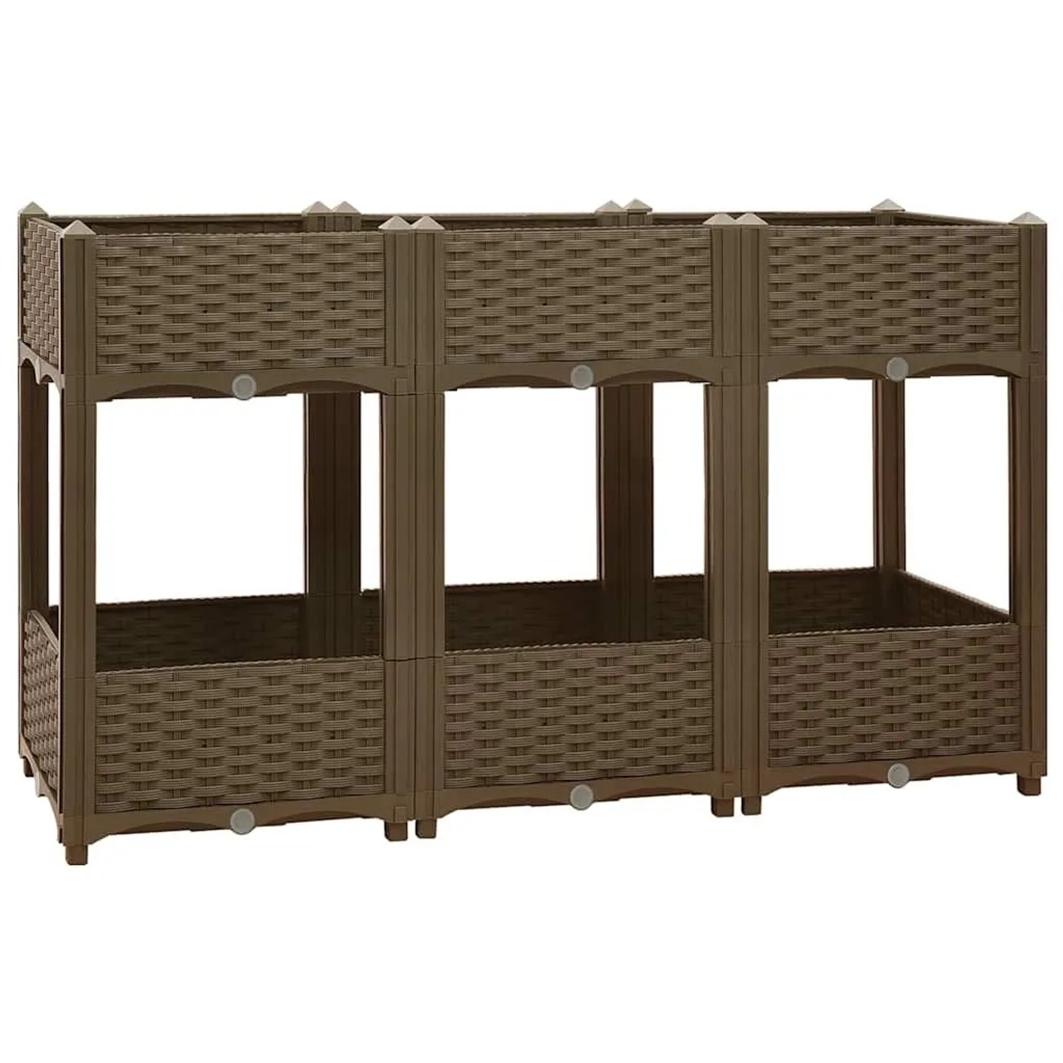 vidaXL Hochbeet 120x40x71 cm Polypropylen 316521