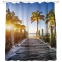 Sanilo Duschvorhang Fort Lauderdale mit Strand-Motiv, 180x200 cm.