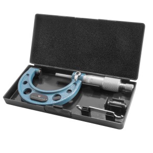 STAHLWERK Bügelmessschraube 25-50mm im Koffer mit Zubehör.